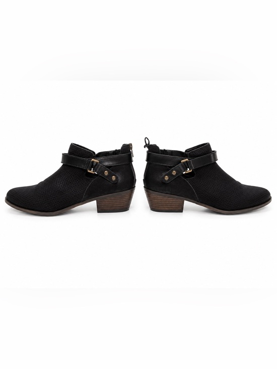 Dr. Scholl's Shoes - Dr Scholls Women’s Black Ankle Booties with Side Buckle Strap
Size 9 1/2